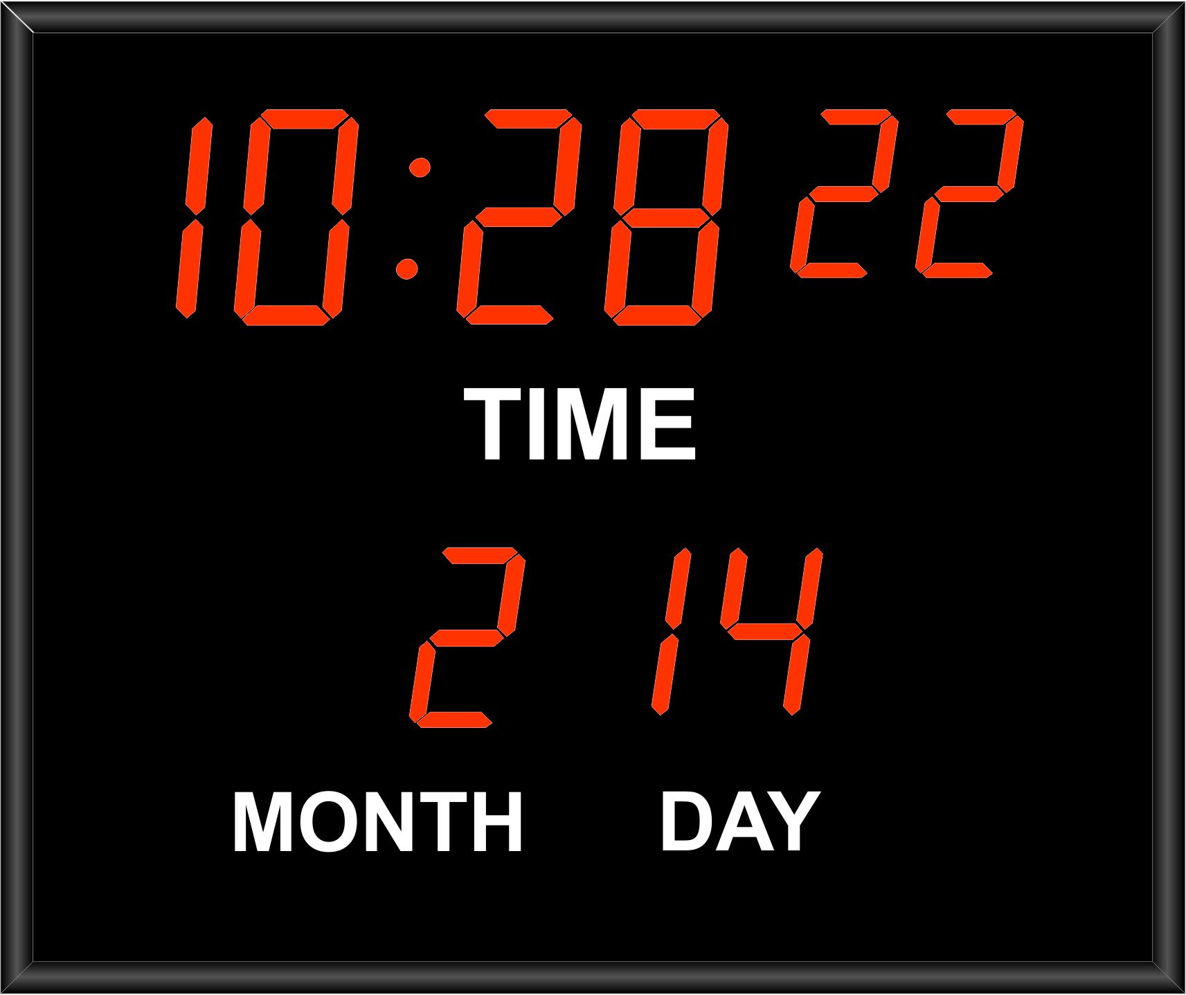 Month/day Calendar Clocks Digital Clocks DDS