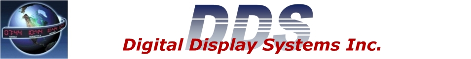 Timezone Clocks by Digital Display Systems