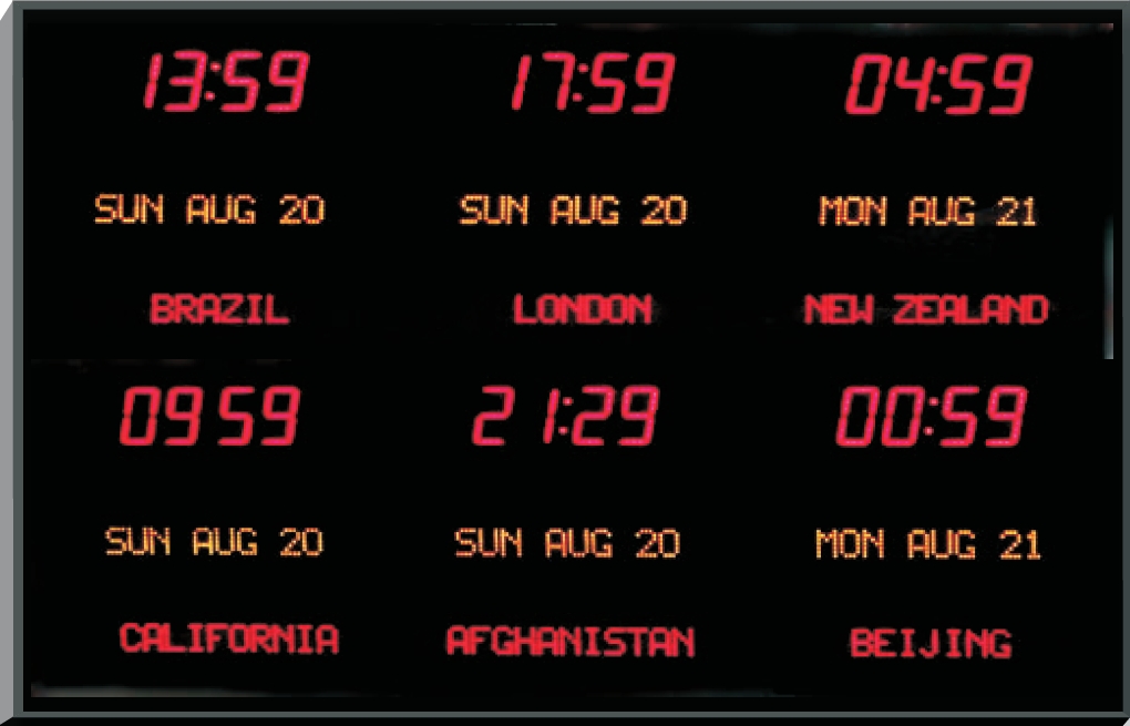 Custom Digital Wall Clock Page 4 Of 6 Led Time Zone - 6 Time Zone Digital Wall Clock Custom Digital Wall Clock Page 4 Of 6 Led Time Zone - 6 Time Zone Digital Wall Clock