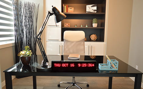 DAC-92407-D Desk Calendar Clock