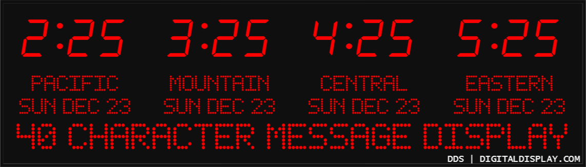 4 Zones 1 8 Bar Segment Programmable Electronic World Time